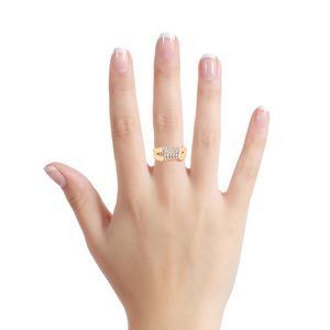 K18ＰＧ ダイヤモンドリング　0.2ＣＴ　RADR-6756DI-Ｒ 188-139