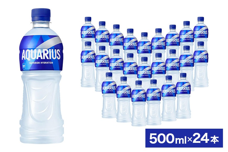 
                  アクエリアス　500ml×24本|沖縄県 浦添市 　清涼飲料水　  ソフトドリンク 人気 スポーツ ドリンク
                