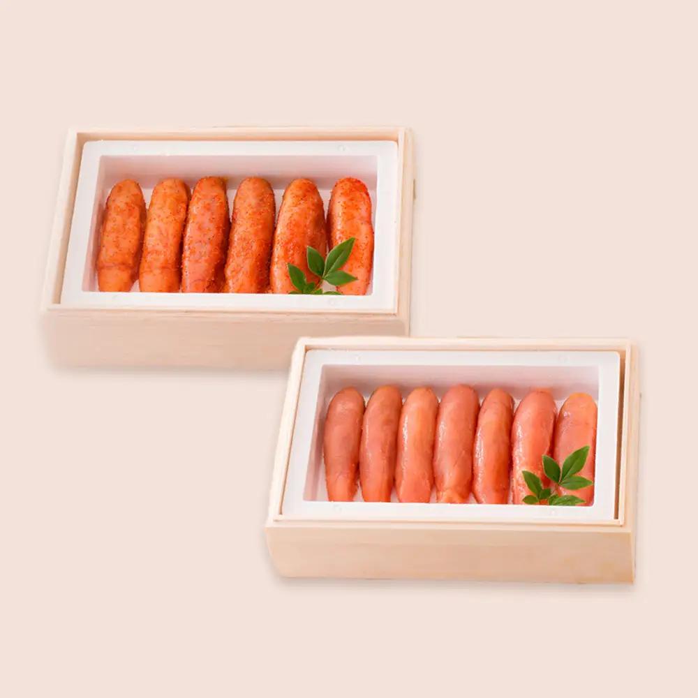 ＜竹丸渋谷水産＞たらこ・明太子コース（全２回）［髙島屋選定品］ AP016