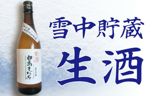 【2025年先行予約】 雪室貯蔵生酒 白馬そだち 720ml （限定20本）【E0040181】