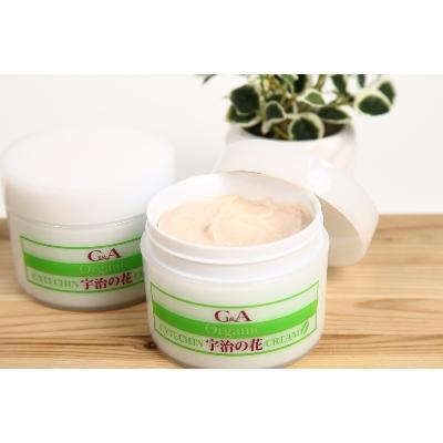 ふるさと納税 宇治市 宇治茶エキス配合　保湿コスメ「宇治の花クリーム」