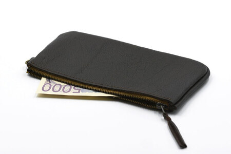 益子の革工房maharoのファスナーお札ケース　ダークブラウン｜栃木県 益子町 ふるさと納税 ファスナーお札ケース 牛革 手作り（AX138-2）