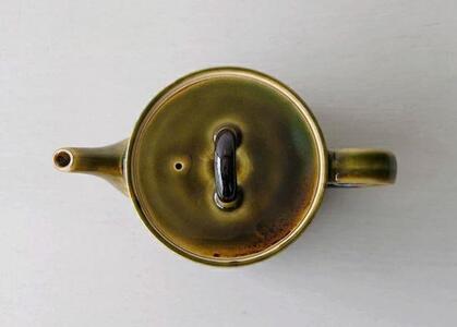 【AB1187】【波佐見焼】300mlSS茶こしポット　クルミ 【西海陶器】1　13833
