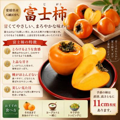 ふるさと納税 八幡浜市 甘さにニッコリ日本最大級の柿「富士柿」約5キロ 【D39-15】 |  | 01