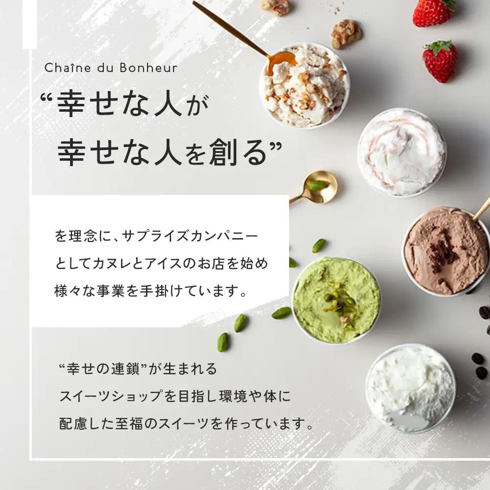 【全３回】＜パティシエ手作り＞至福のアイス6個セット【3ヶ月定期便】