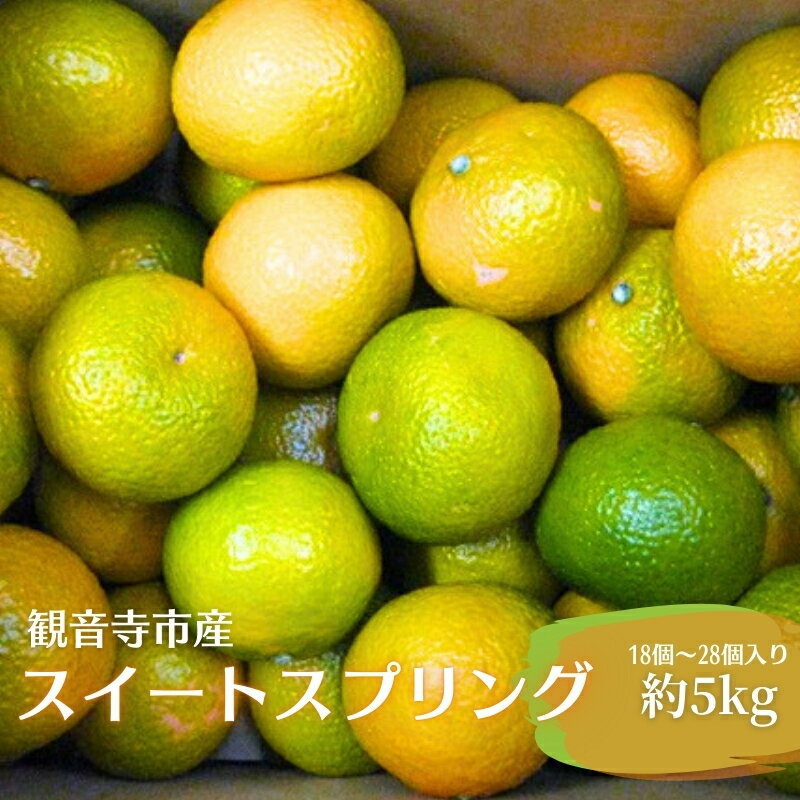 【ふるさと納税】スイートスプリング 約5kg 果物類／みかん／柑橘類／フルーツ　 　お届け：2026年1月中旬～2月上旬