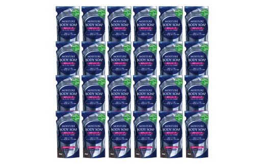 [生活応援] モイスチャーボディソープ詰替２４個セット  日用品 ボディーソープ せっけん 石鹸