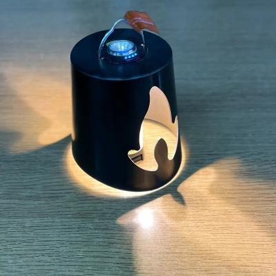 ふるさと納税 八尾市 ランプシェード青燈(AOTOU)ステンレス[黒色発色アベルブラックバージョン](M114) |  | 01