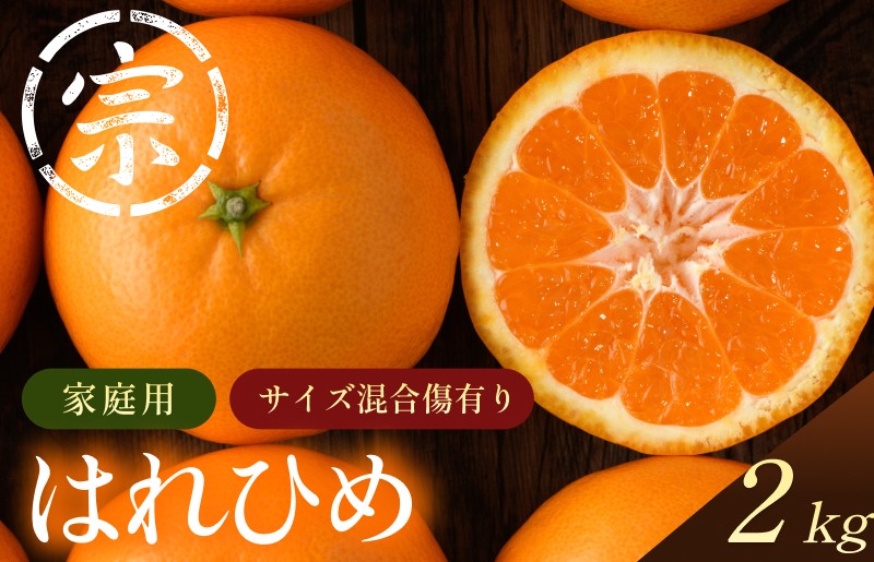 
                  【先行予約】はれひめ（家庭用）約2kg【K003590K2】2026年11月中旬～2027年1月上旬に順次発送予定 愛媛県 今治市 先行予約 今治産 宗方 はれひめ みかん フルーツ 甘い 柑橘 果物 愛媛みかん ふるさと納税 宗方印
                