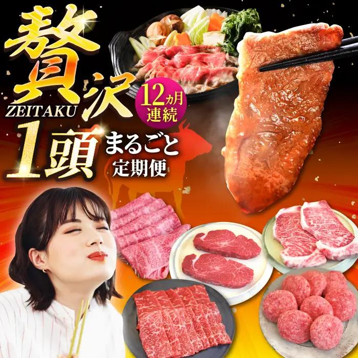 【12回定期便】佐賀牛 贅沢 1頭まるごと定期便 /ゴールドコース 牛肉 [IAH090]