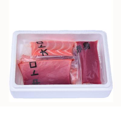 ふるさと納税 白浜町 【年末12/26〜30発送予定】和歌山県串本産　本マグロ(養殖)トロ&赤身セット　500g(冷凍) |  | 01