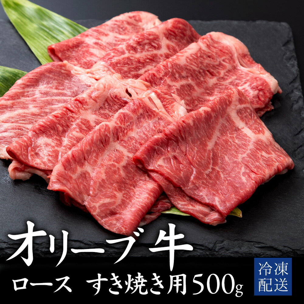 【ふるさと納税】 黒毛和牛 オリーブ牛ロース すき焼き用 500g [ 赤身 オリーブ牛 和牛 讃岐牛 すき焼き 焼き肉 ロース ランキング ブランド牛 牛肉 お肉 国産 ロース肉 送料無料 牛肉 希少部位 希少 切り落とし 三豊市 31000 30,000円 台 返礼品 人気 セット 行天食品 ]