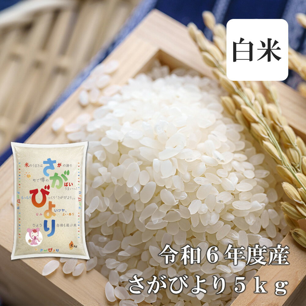 【ふるさと納税】令和6年産さがびより5kg（FE043）
