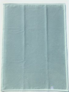 ベビー綿毛布 (毛羽部分) アッシュグリーン 毛布の町泉大津産 [3457]