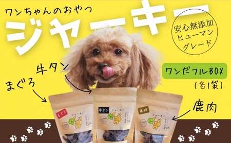 ワンちゃんのギフト ワンだフルBOX　 ～ジャーキー三種セット～ 　ドッグフード