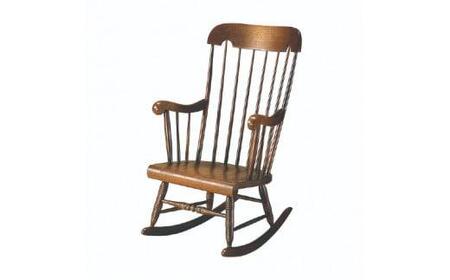 【飛騨の家具】 ロッキングチェア (クッション付)（C63+C63Q）| 椅子 チェアCG018