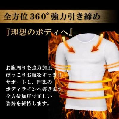 ふるさと納税 小牧市 加圧ハードシャツ (XXL ホワイト)[173N35-10] |  | 01