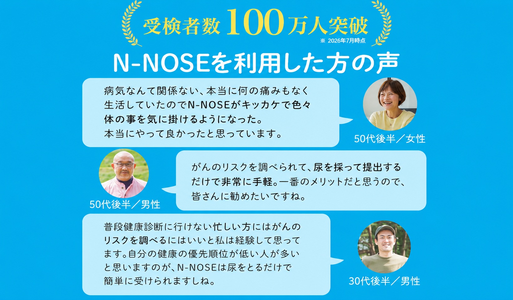 がん検査キット 簡単 エヌノーズ 3人分 セット 割引き 癌 のリスク早期発見サービス 線虫N-NOSE セルフ ガン