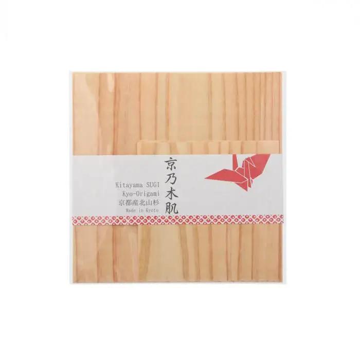 【KyotoNaturalFactory】北山杉スピーカーDESHIBO(出絞) と北山杉折り紙 