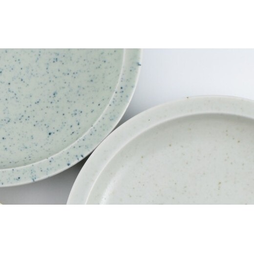 有田焼 リムプレート 20cm 2枚 セット 呉須散 鉄粉釉【まるぶん】食器 プレート 皿 うつわ 器 シンプル aw145_イメージ3
