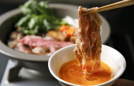 A5飛騨牛　すき焼き・しゃぶしゃぶ用　ロース・カタロース　500g