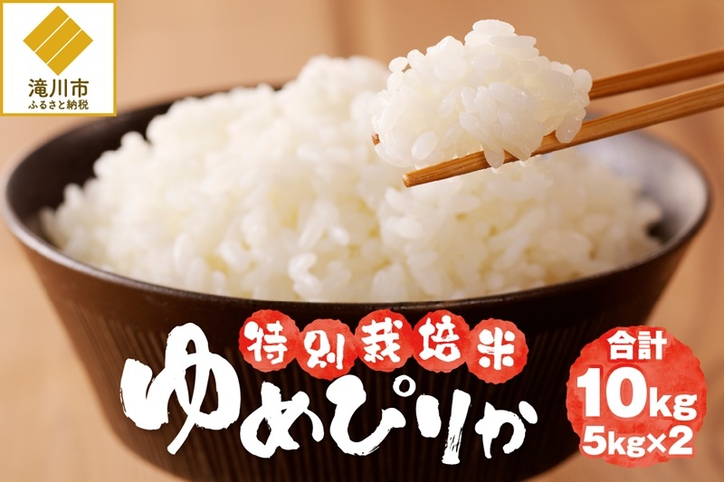 
            【先行予約】令和7年産米 北海道滝川産 特別栽培ゆめぴりか 10kg(5kg×2袋)  ※10月中旬・新米からお届け｜北海道 滝川市 米 お米 白米 ご飯 ゆめぴりか ユメピリカ 特別栽培米 特別栽培 新米
          