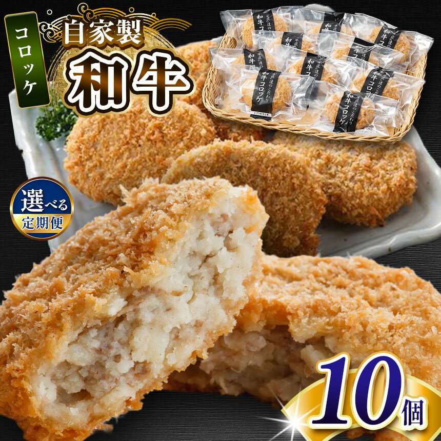 【ふるさと納税】 楽天限定 ★ 自家製 和牛 コロッケ 10個 肉総菜 国産 和牛 お肉屋さんの手作り セット 詰合せ | 【AK-10】 かずさ和牛工房 メディアで紹介 自家製 ホクホク 上総和牛 牛肉 お惣菜 揚げ物 お弁当 おつまみ 千葉県 君津市 きみつ