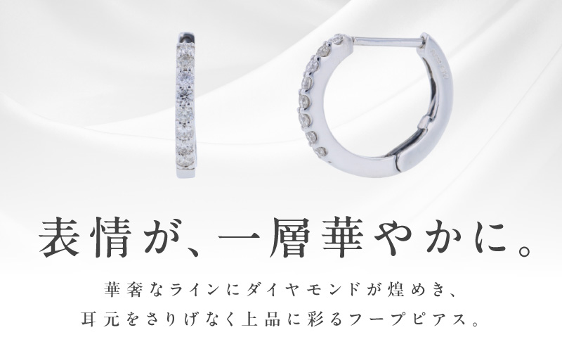 【高島屋選定品】ARC-EN-CIEL (アルカンシェル)プラチナ ダイヤモンド ピアス(ダイヤ合計 0.20ct) TUC0030