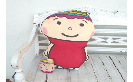 熊野町観光大使「ふでりん」 クッション・コインパースセット【熊野 広島 熊野町 キャラクター グッズ ゆるキャラ 贈り物 ギフト プレゼント】