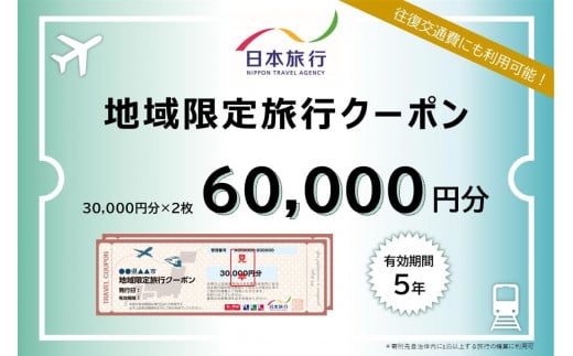 神奈川県横浜市　日本旅行　地域限定旅行クーポン60,000円分