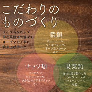 グラノーラセット（プレーングラノーラ130g×2袋、小松菜グラノーラ130g×2袋）_グラノーラ セット プレーングラノーラ 小松菜グラノーラ 2種類 130g 各 2袋 食べ比べ きたのベジタブル 