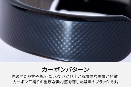 Apple Watch専用バンド 「Air bangle」カーボンパターン（Series10　46モデル） カーボンパターン Series10　46モデル