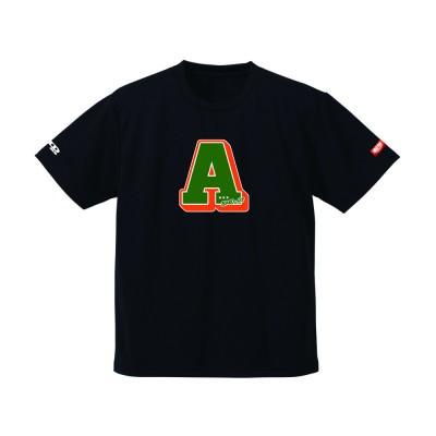 ふるさと納税 羽島市 JTTA公認　卓球ユニフォーム【男女兼用(ドライ):XXLサイズ】アルファベット　A　ブラック