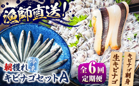 【全6回定期便】きびなごセットA（キビナゴのお刺身＆生キビナゴ） 五島市/Sun Sea Go Company[PGL007]