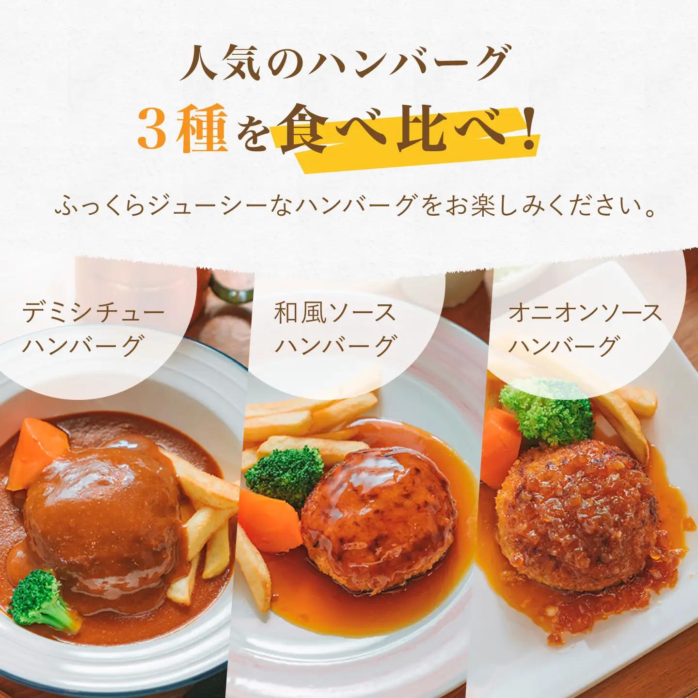 ハンバーグ 3種セット ぎゅう丸 ハンバーグ 計9個 NCQ001 