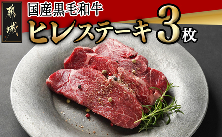 【国産黒毛和牛】ヒレステーキセット100g×3枚_19-E901_(都城市) 黒毛和牛 ヒレステーキ 100g×3枚