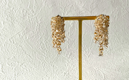 アクセサリー チェコガラス ゴールド ギフト アクセサリー ピアス