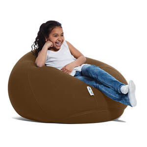 ビーズクッション Yogibo Drop (ヨギボー ドロップ) チョコレートブラウン [M535-1CB] クッション 椅子 ビーズソファ ソファ ビーズクッション ローソファ インテリア 家具 送料無料