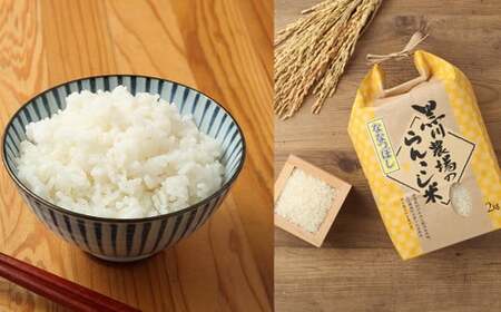 【10ヶ月定期便】 らんこし米 食べ比べ （ななつぼし・ゆめぴりか） 各2kg（黒川農場） お米 米 コメ 白米 精米 ご飯 2kg 北海道 蘭越町
