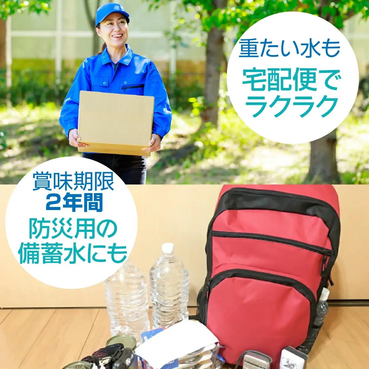 【6ヶ月定期便】富士山麓 四季の水／500ml×2箱・ミネラルウォーター SWAB014 水 