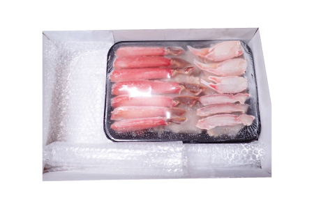 生食可！カット済み生ずわいがに約1.2kg(お刺身・焼きガニ・カニ鍋等) B-14101
