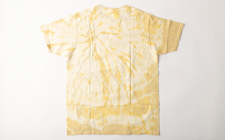 漆染めTシャツ　 タイダイ　Lサイズ	
