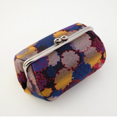 ふるさと納税 与謝野町 コロリンポーチ　小紋柄(黒色) |  | 01