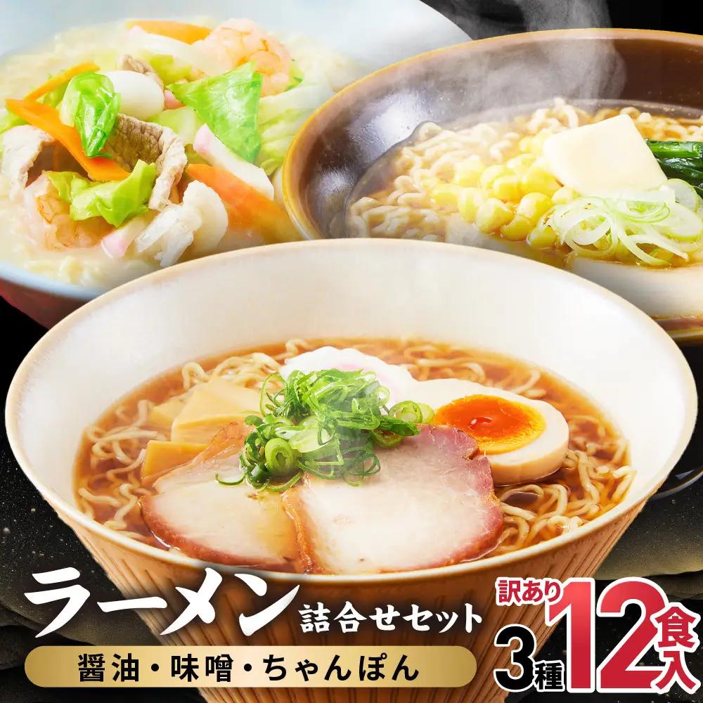 高山めん本舗  ラーメン 12食入り（醤油・みそ・ちゃんぽん）  | ラーメン 食べ比べ  5000円 JM006