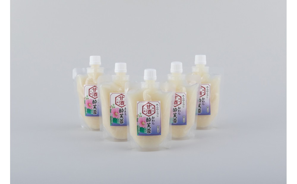 
                  糀の甘酒「おわら酔芙蓉」　250ｇパウチ入り×5個　ノンアルコール
                