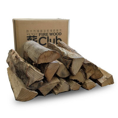 【ふるさと納税】智頭の薪　カシ乾燥薪36cm大中割　約13kg 【Sボックス】【1600317】