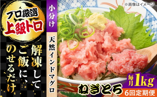 【全6回定期便】天然 まぐろ ねぎとろ 約1kg（約250g×4パック） 鮪 マグロ 魚 ネギトロ 横須賀【本まぐろ直売所】 [AKAK045]