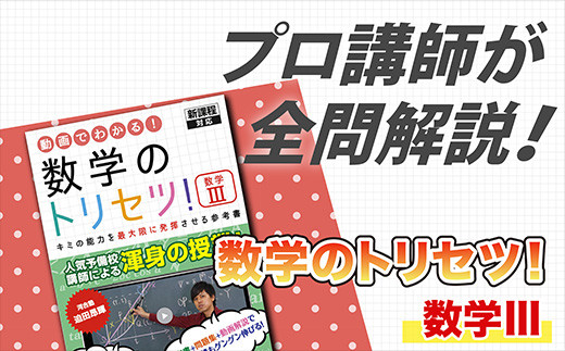 
            数学のトリセツ！数学III（新課程）
          
