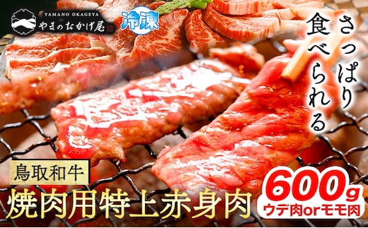 鳥取和牛 焼肉用特上 赤身肉 600g《90日以内に出荷予定(土日祝除く)》鳥取県 八頭町 和牛 牛肉 牛 焼き肉 送料無料