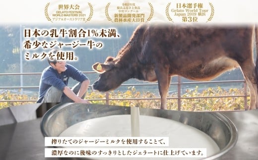 【ジェラート醍醐桜】恋するジャージーPremium焼きかぼちゃ6個セット / 岡山 真庭 醍醐桜 極上スイーツ 濃厚 プレゼント 贈答 デザート ギフト ジャージー牛 ミルク ジェラート おやつ カボ